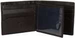 Amazon - Steve Madden - portafolios RFID de piel para hombre, capacidad adicional, con bolsillo abatible- café- envío prime
