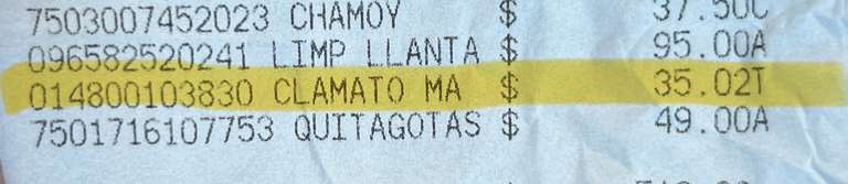 Walmart: Clamato Jugo De Tomate Con Mango Chile Y Almeja 1.89 L