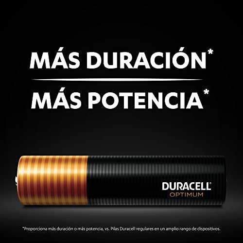Amazon: Duracell - Pilas Alcalinas AAA Optimum, baterías AAA de Alto Rendimiento, Contiene 6 Pilas