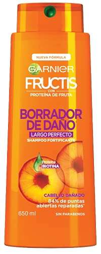 Amazon: Garnier Fructis Shampoo Borrador de Daño Largo Perfecto, 650 ml | Planea y Ahorra, envío gratis con Prime