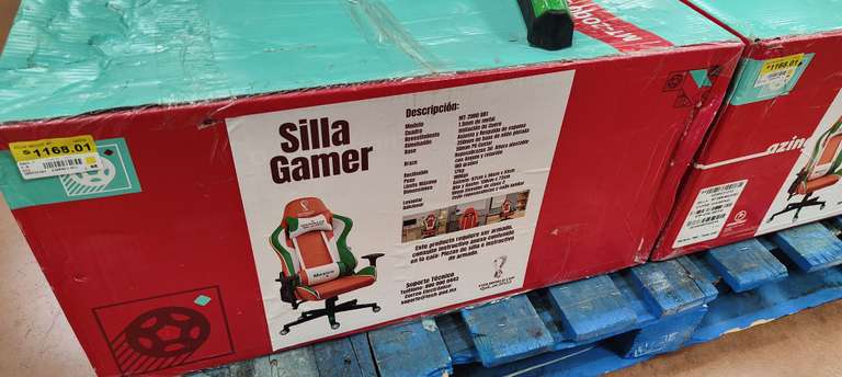 Walmart: Checkpoint Silla Gamer MT-2000 gamer del mundialQatar 2022