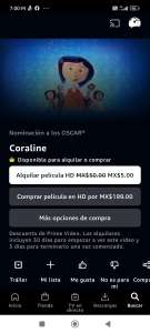 Prime Video: Coraline Renta $5.00