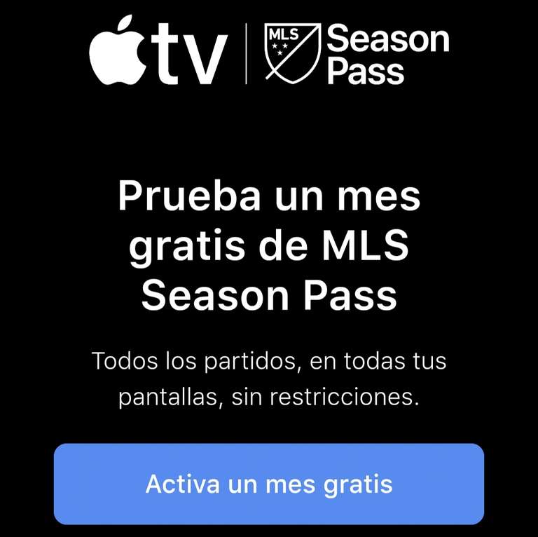 MLS Season Pass en Apple TV para ver a Messi (1 Mes Gratis)