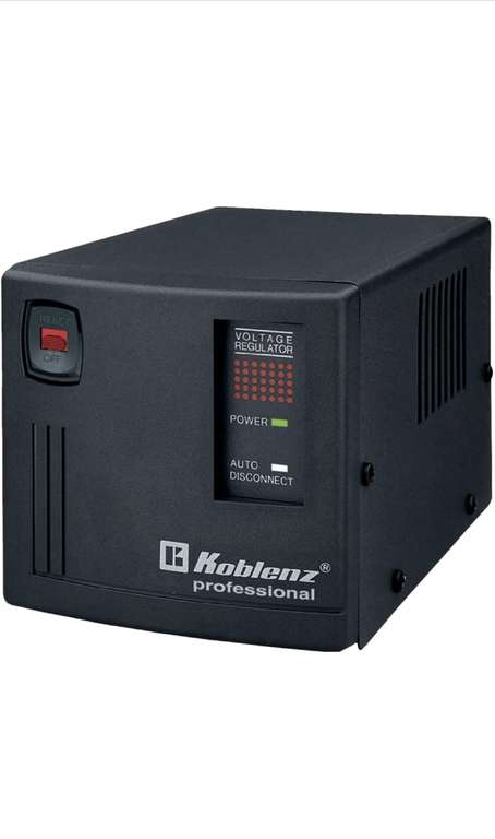 Amazon: Koblenz ER-2550 - Regulador de voltaje automático, 2500 VA, 6 contactos