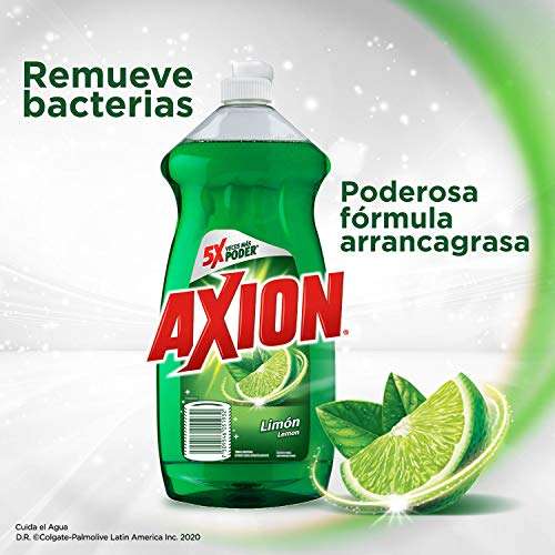Amazon: Axion Detergente Lavatrastes Liquido Limon, 525 ml | Envío gratis con prime