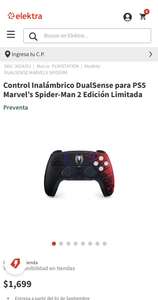 Elektra: DualSense PS5 Marvel’s Spider-Man 2 Edición Limitada