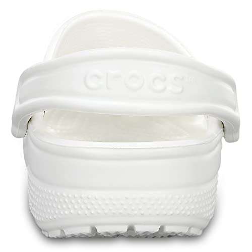Amazon: Crocs clasicos, color Blanco, talla 20 cm | envío gratis