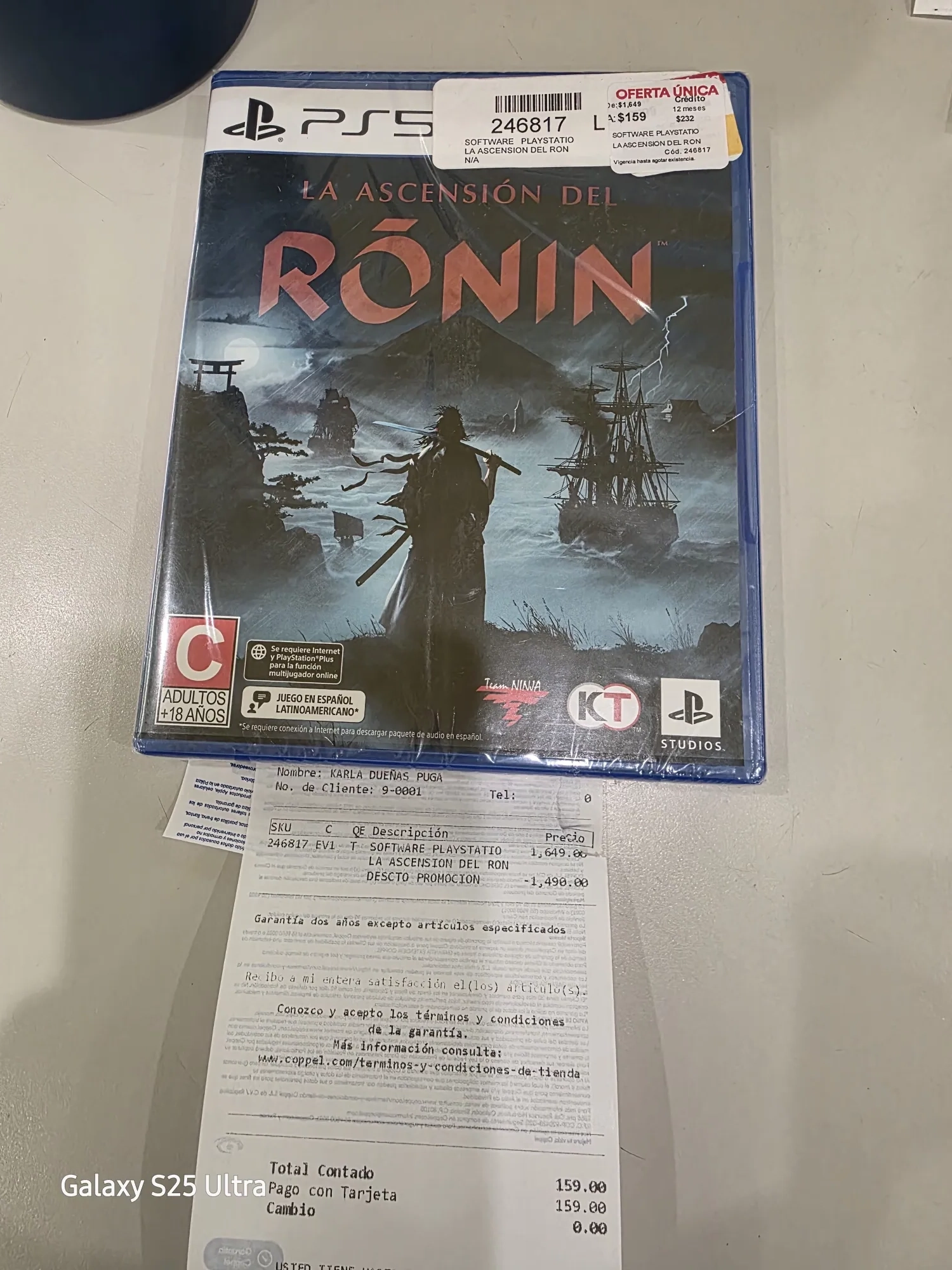 Coppel La Ascensión del ronin ps5