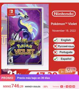 AliExpress: Pokémon Violet - Nintendo Switch