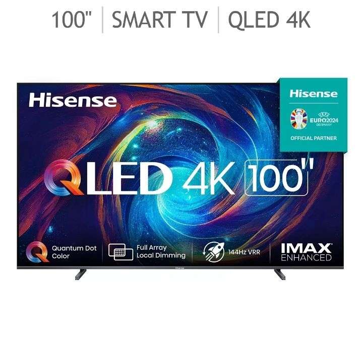 Costco: Hisense Pantalla 100" QLED ULED Smart TV 100U76N