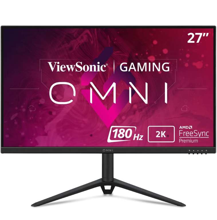 Amazon: Viewsonic VX2728J-2K - 27" Omni 1440p 165Hz 1ms IPS Monitor Gaming Ergonomico con AMD FreeSync Premium