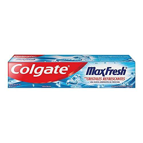 Amazon: Colgate Max Fresh Pasta Dental Cool Mint Con Cristales Refrescantes, 50 ml