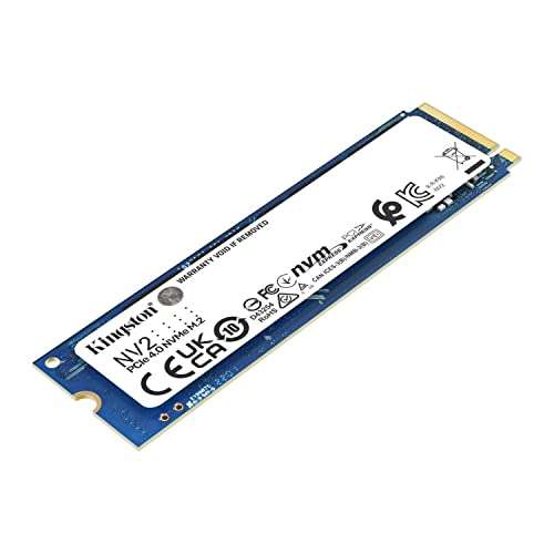 Amazon: Kingston SSD NV2, 2 TB, M.2 2280, NVMe PCIe Gen 4.0 x 4 Carriles, Lectura: 3500MB/s y Escritura: 2800MB/s ps5 compatible