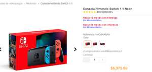 Doto: Consola Nintendo switch 1.1 neon