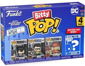 Amazon: Funko Bitty Pop! DC Mini Collectible Toys - Batman, Robin, Scarecrow & Mystery Chase
