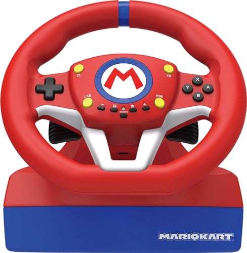 Amazon: HORI Volante Mario Kart Pro Mini (Nintendo Switch) Standard Nintendo Switch - Mario Kart Edition