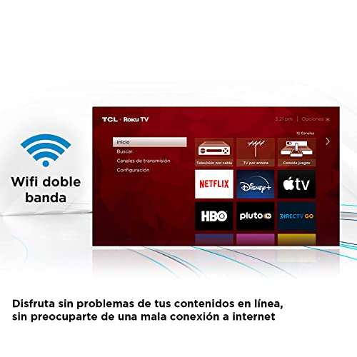 Amazon: TCL Smart TV Pantalla 40" 40S310R FHD 2K