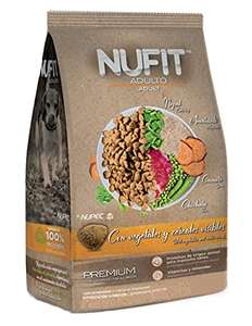 Amazon: Nufit Alimento Seco para Mascotas, Adulto, Beige, 25 kg