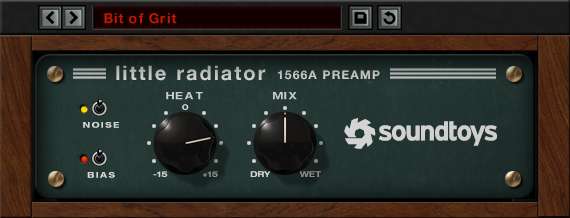 Little Radiator: PLUG-IN para producción músical. Gratis en SoundToys.