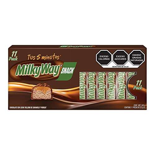Amazon: Chocolate Milky Way 11 barras de 22g c/u. 242g