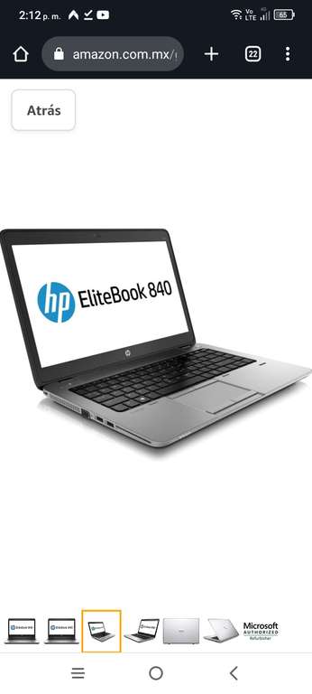 Amazon: HP EliteBook 840 G3 Business Laptop 14 Anti-Glare FHD Intel Core i5-6200U 16 GB DDR4 1 TB SSD Windows 10 Pro (reacondicionado)