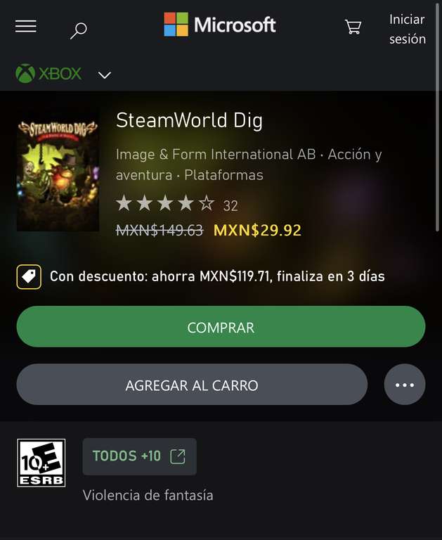 Xbox: Steam wordl dig