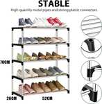 Amazon: LETTURE - Rack Organizador para Zapatos / Multiusos - 5 Niveles - Soporta 20Kg