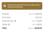 UberEats (Miembros One): La Burre Satélite - 2 burritos de pastor y dos ordenes de papas a la francesa por $108 pesos | 2x1 + $200 OFF
