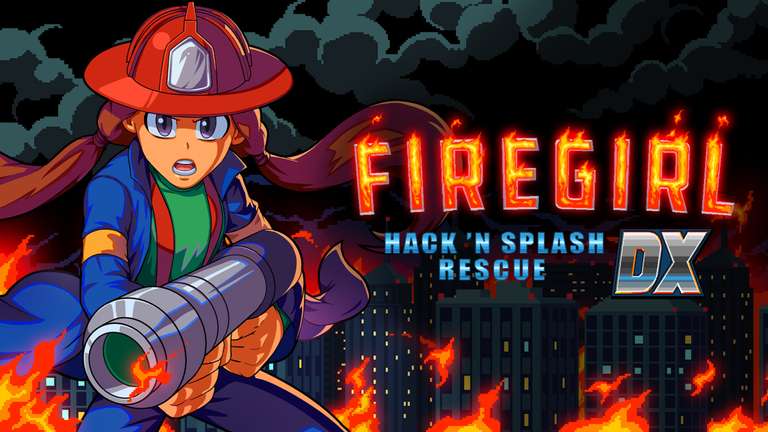 Nintendo eShop Argentina - Firegirl: Hack 'n Splash Rescue DX [Messi Shop]