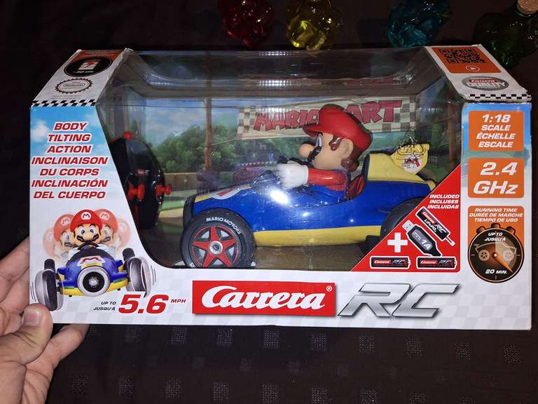 Walmart. Mario kart RC Carrera. En última liquidación