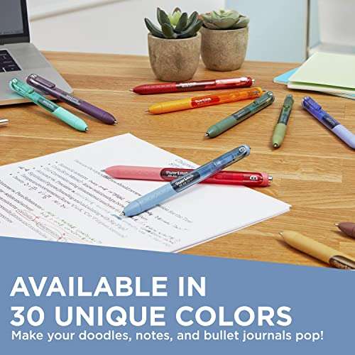 Amazon: Paper Mate - Boligrafos de Gel InkJoy - Punta media (0.7mm) - Paquete de 14 unidades (Colores surtidos)