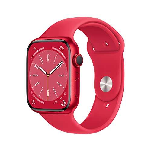 Amazon: Apple Watch Series 8 (GPS + Cellular) Smartwatch con Caja de Aluminio (Product) Red de 45 mm