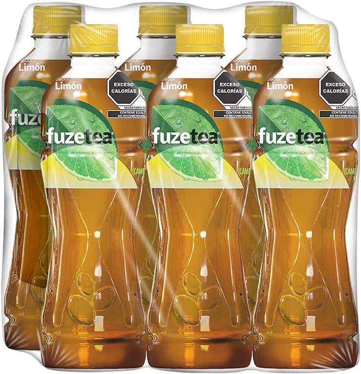 Amazon: Fuze Tea 6 Pack Té Negro y Limón 600 ml cada uno. [Planea y cancela] Envío gratis con Prime