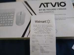 Walmart: Kit teclado y ratón atvio inalámbrico