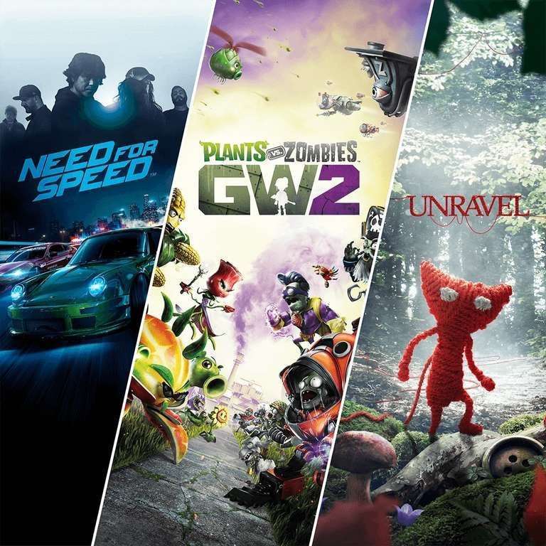 Microsoft Store: EA Family Bundle, Unravel + Need for Speed + Plants vs. Zombies GW2 [Xbox One/Series X|S]