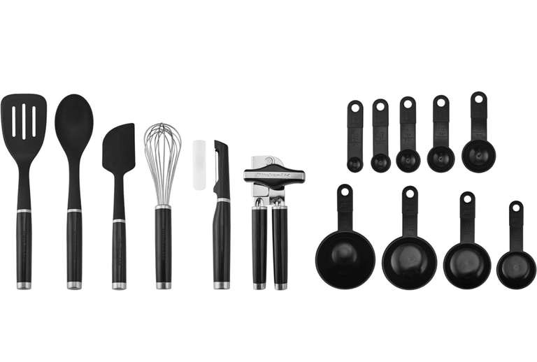 Amazon: KitchenAid KE447BXOBA - Juego de herramientas y accesorios (15 piezas), color negro