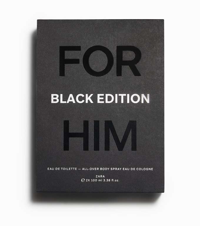 ZARA: For Him BLACK EDITION