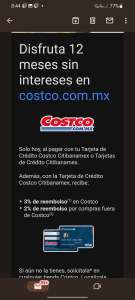 12 MSI Cyber jueves en COSTCO (Pagando con TDC Costco Citibanamex o Citibanamex)