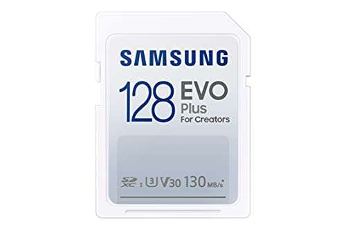 Amazon: Tarjeta SD SAMSUNG Evo plus 128 GB 130MbS