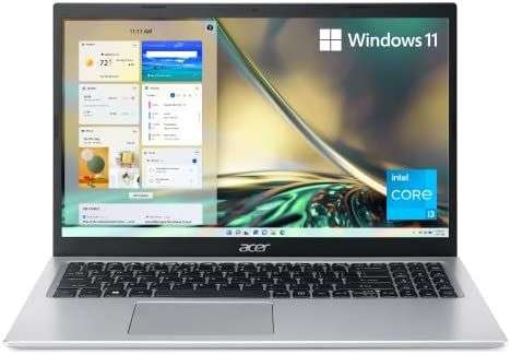Amazon: Acer Aspire 5 A515-56-36UT Slim Laptop 15.6" Full HD Display 11th Gen Intel Core i3 1115G4 Processor 4GB DDR4 128GB NVMe SSD WiFi 6