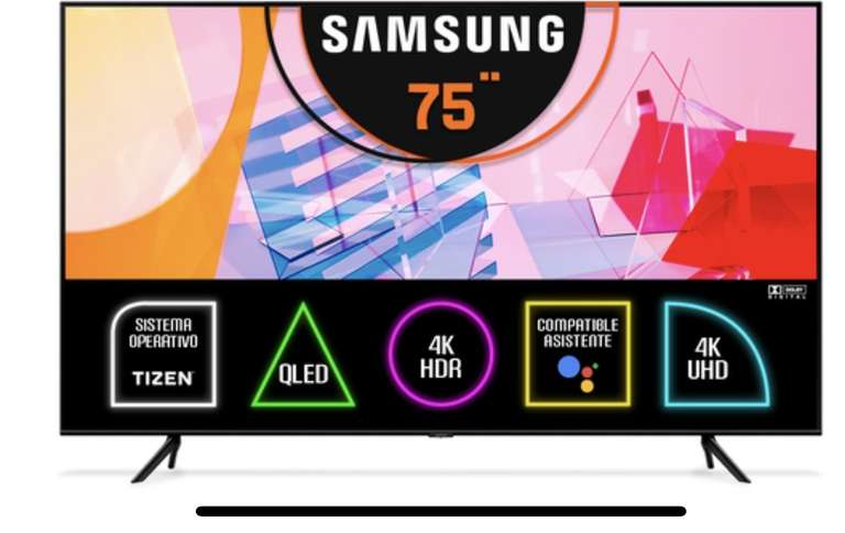 RadioShack: Pantalla Samsung QLED 75 | Pagando con Banorte