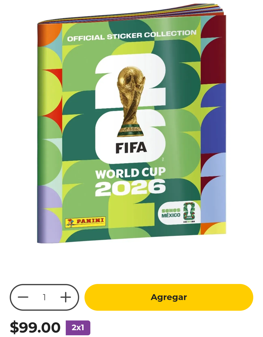 OfficeMax: 2×1 Álbum Panini pasta suave