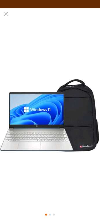 Linio: Laptop HP 15-ef2126wm 15.6" + Mochila | Pagando con PayPal