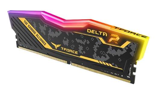 CyberPuerta: Kit Memoria RAM 32GB (2 x 16GB) Team Group T-Force Delta TUF Gaming RGB DDR4, 3600MHz,
