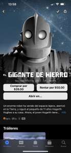 iTunes: El Gigante de Hierro | HD