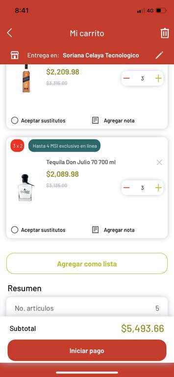 Soriana: Tequila Don julio 70 al 3x2 ($697 c/u)