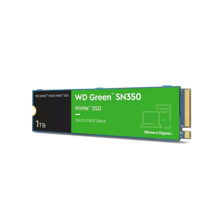 CyberPuerta: SSD Western Digital WD Green SN350 NVMe, 1TB, 3200 MB/s - 2500 MB/s, PCI Express, M.2.