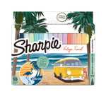 Office Depot: Marcadores Permanentes Sharpie Vintage Travel / Punta fina / Colores surtidos / 18 piezas