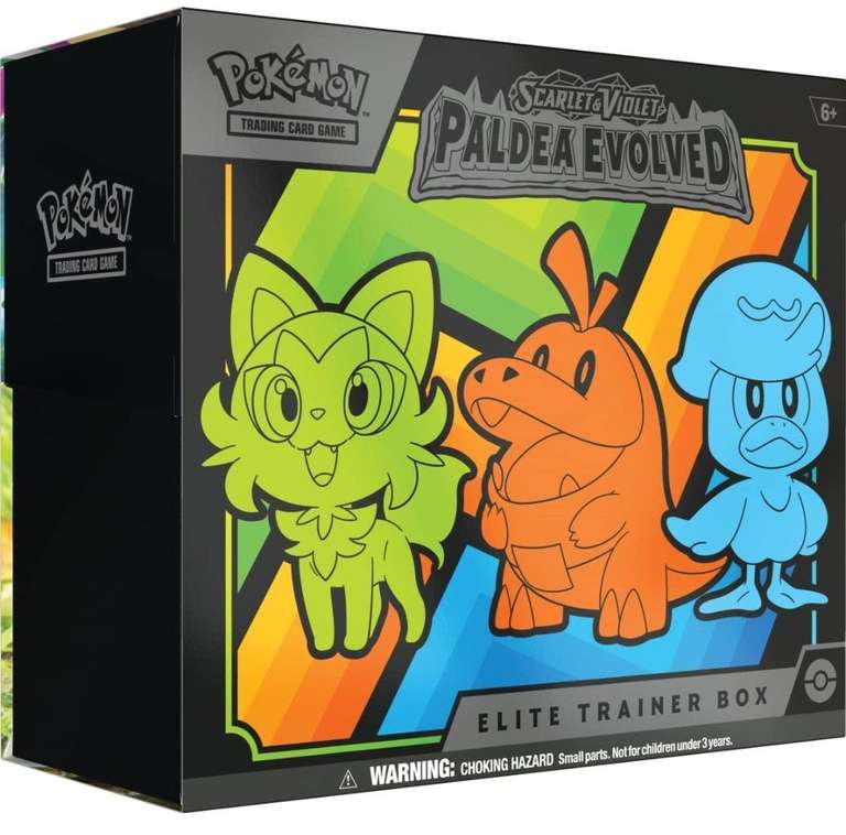 Amazon: Pokémon TCG: Scarlet & Violet - Paldea Evolved Elite Trainer Box