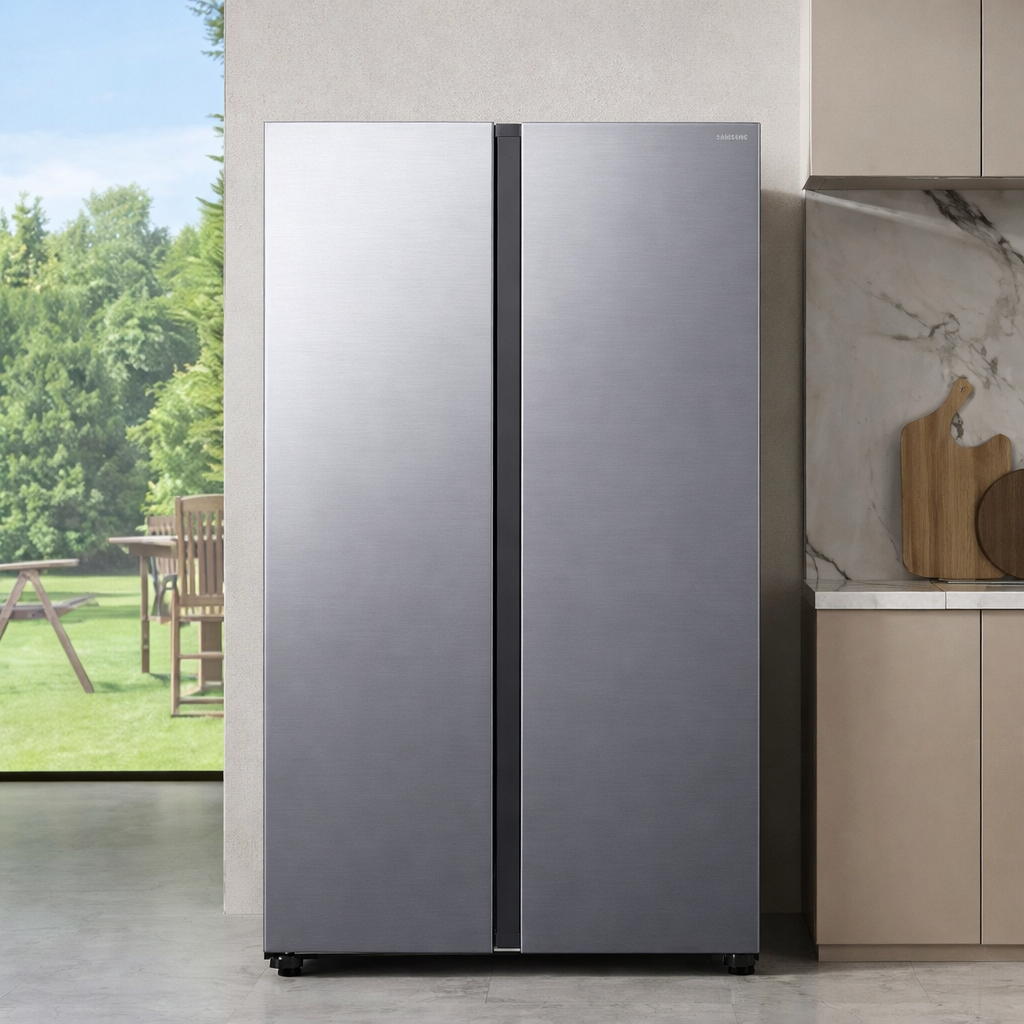 Samsung Store: Refrigerador Side by Side Diseño Moderno y Elegante 19 cu.ft. (con MP)